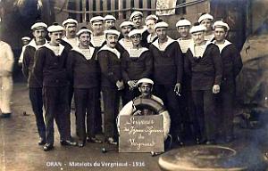 Oran - Matelots Pieds- Noirs du Vergnaud - 1916